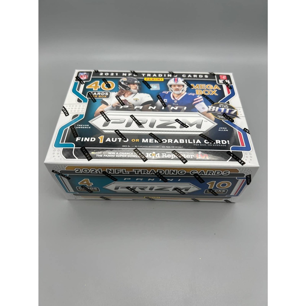2021 Panini NFL Prizm Football Trading Card Mega Box